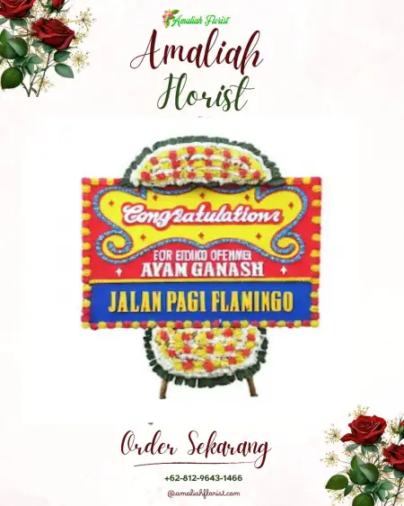 Sewa Papan Bunga Mangoli Barat
